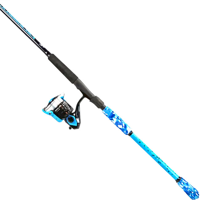 okuma 寶熊釣具 炫彩獵人X Fin Chaser COMBO 竿捲組 FNX-802MH-60, 天空藍