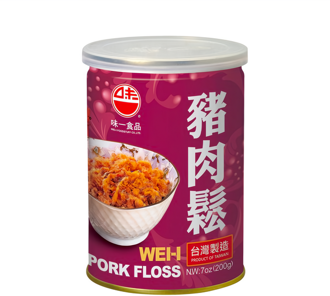 味一食品 豬肉鬆, 200g, 1罐
