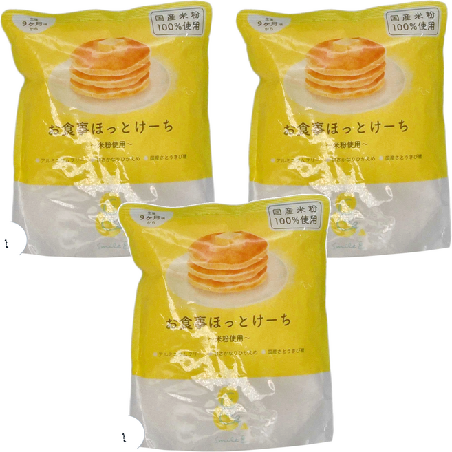 Smile& Soooo S 米製鬆餅粉, 100g, 3包
