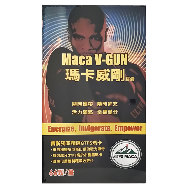 PBF 寶齡富錦 馬卡 威剛膠囊, 1盒, 66顆
