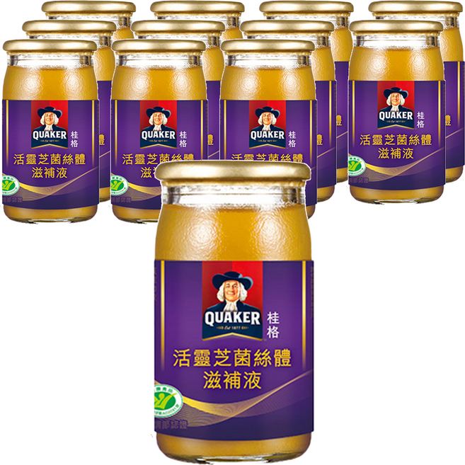 QUAKER 桂格 活靈芝菌絲體滋補液, 6罐, 60ml, 2盒