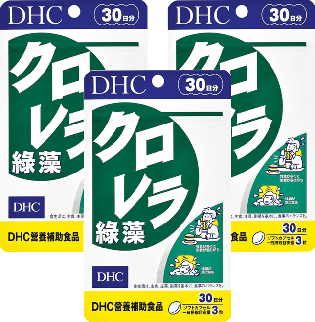 DHC 台灣公司貨 綠藻 30日份, 90顆, 430mg, 3包
