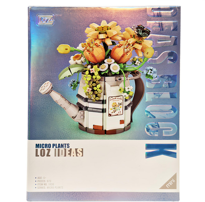 LoZ 積木玩具, 澆水壺花束 多色, 1盒