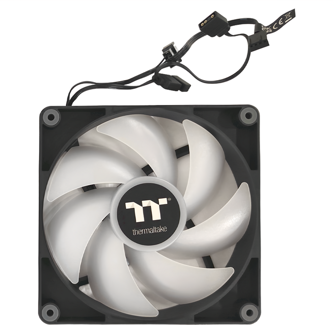 thermaltake 曜越 CT140 ARGB 散熱風扇2件組, CL-F150-PL14SW-A, 黑色, 1套