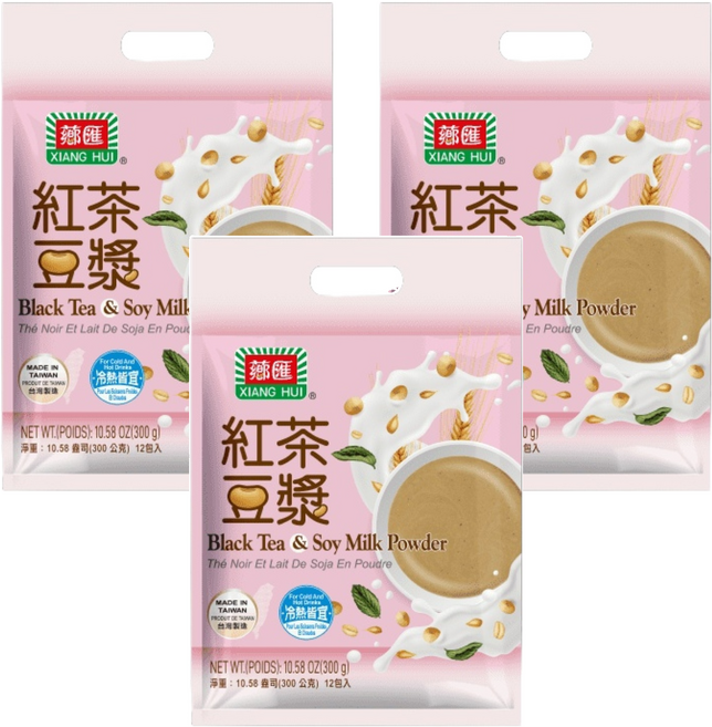 薌匯 紅茶豆漿, 300g, 3袋