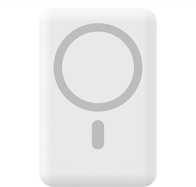mophie essentials Snap + Powerstation 10K 磁吸便攜行動電源, SNP-ESS-PS-SK, 白色