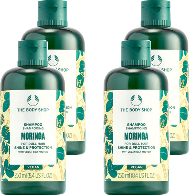THE BODY SHOP 美體小舖 洗髮精 辣木籽, 250ml, 4瓶
