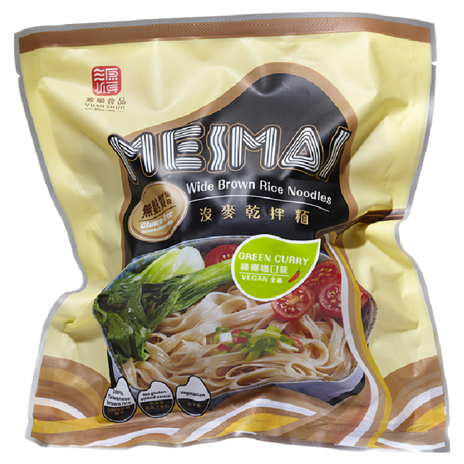 源順食品 沒麥乾拌糆 綠椰咖, 1包