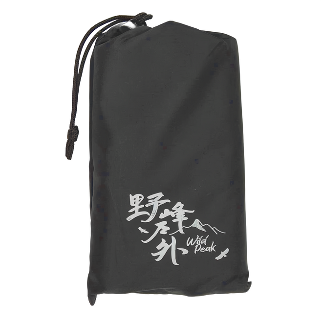 Wild Peak 野峰 黑膠三角遮陽布, 貓派 黑色