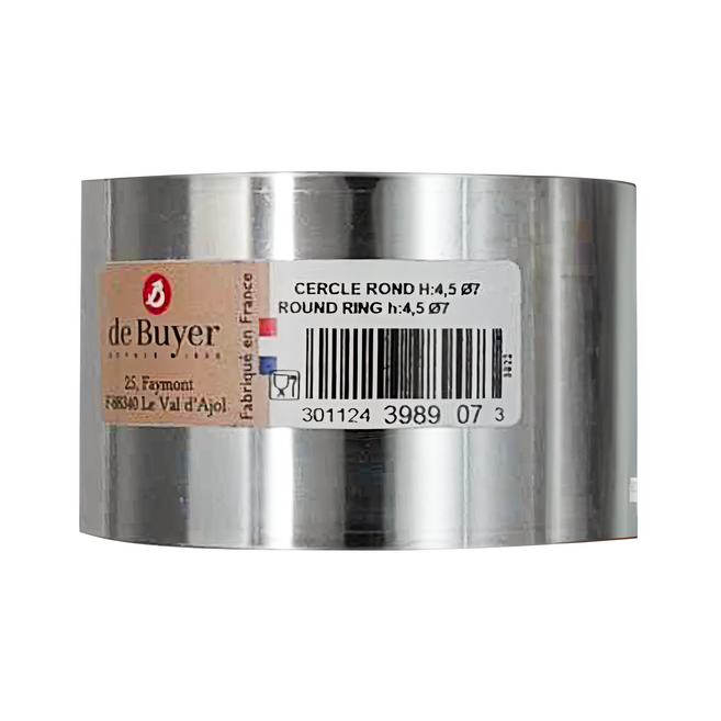 de Buyer 畢耶 不鏽鋼圓塔模, 1個