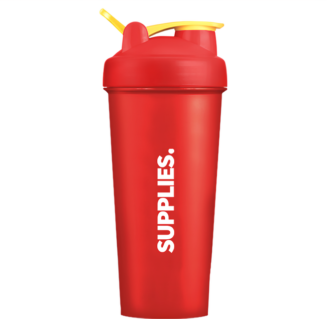 SUPPLIES. 經典搖搖杯, 紅色, 700ml, 1個
