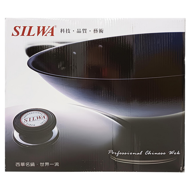 SILWA 西華 冷泉超硬科技不沾炒鍋 附組合蓋 1.7kg, 37cm, 1組