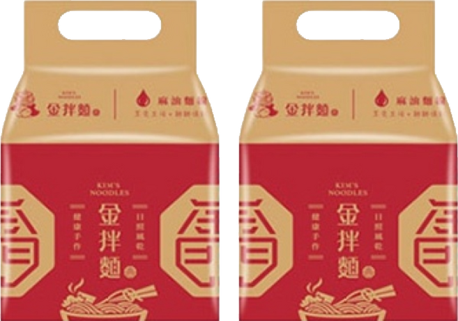 金拌麵 私房麻油麵線, 440g, 2袋