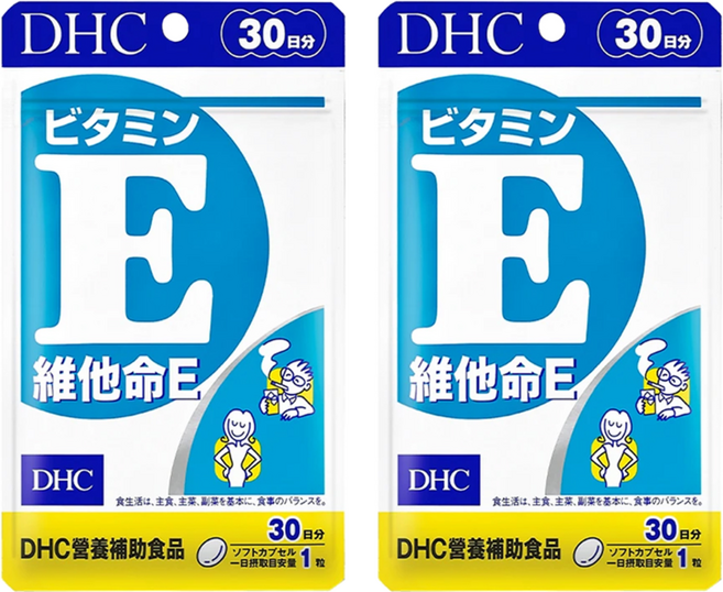 DHC 台灣公司貨 維他命E 30日份, 30顆, 340mg, 2包