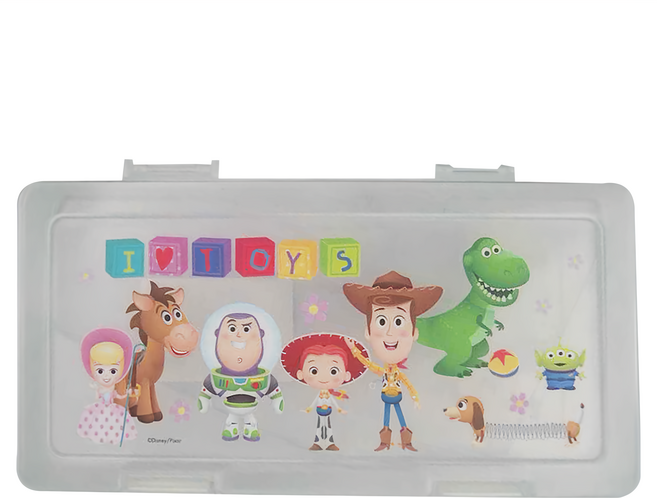 TOY STORY 玩具總動員 萬用收納盒 DU-7030TB 238 x 121 x 41mm 760ml, I love toys 多色, 1個