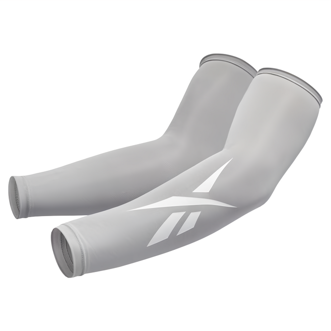Reebok 銳步 Compression Arm Sleeves 壓力袖套, 灰色, 1雙