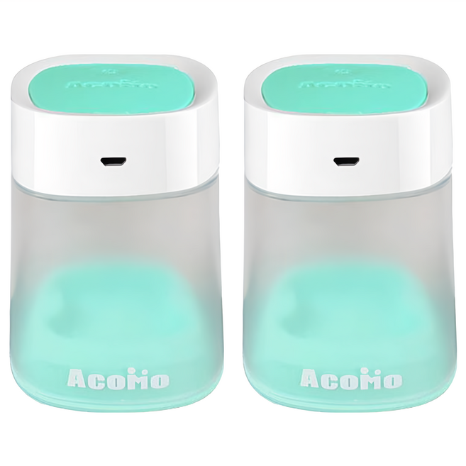 AcoMo PPS2-T 第二代 UVC+臭氧 2分鐘奶嘴/刷具/月亮杯/個人用品口罩消毒器 USB 2入