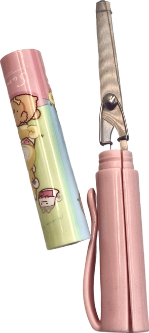 Sumikkogurashi 角落生物 小夥伴圓型筆式剪刀 C, 柴犬, 1支