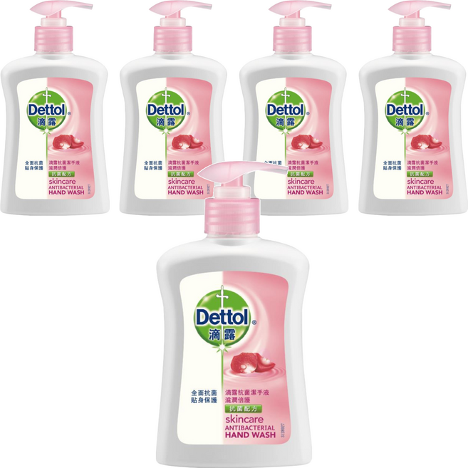 Dettol 滴露 滋潤倍護潔手液, 5瓶