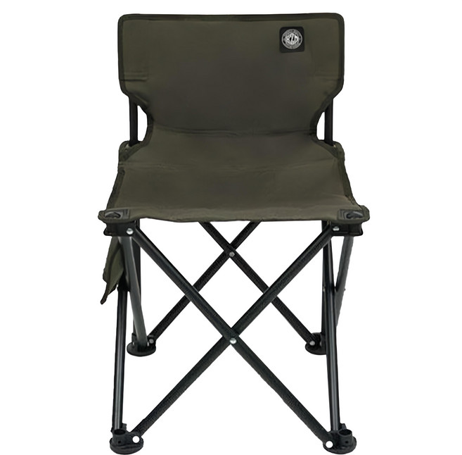 KZM OUTDOOR 工業風輕巧折疊椅 38 x 38 x 58cm 軍綠色 1.8kg, 1個