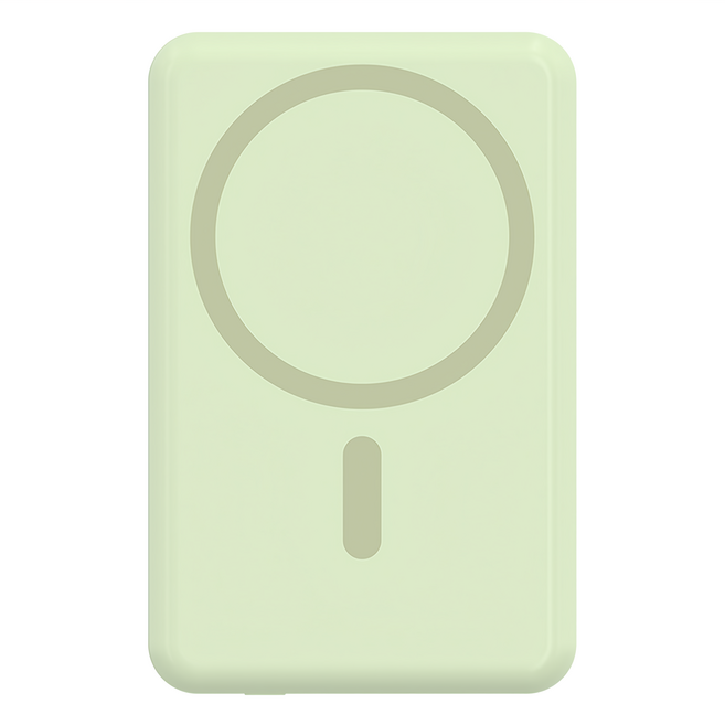 mophie essentials Snap + Powerstation 5K 磁吸便攜行動電源 5000mAh USB-C, SNP-ESS-PS-5K, 綠色