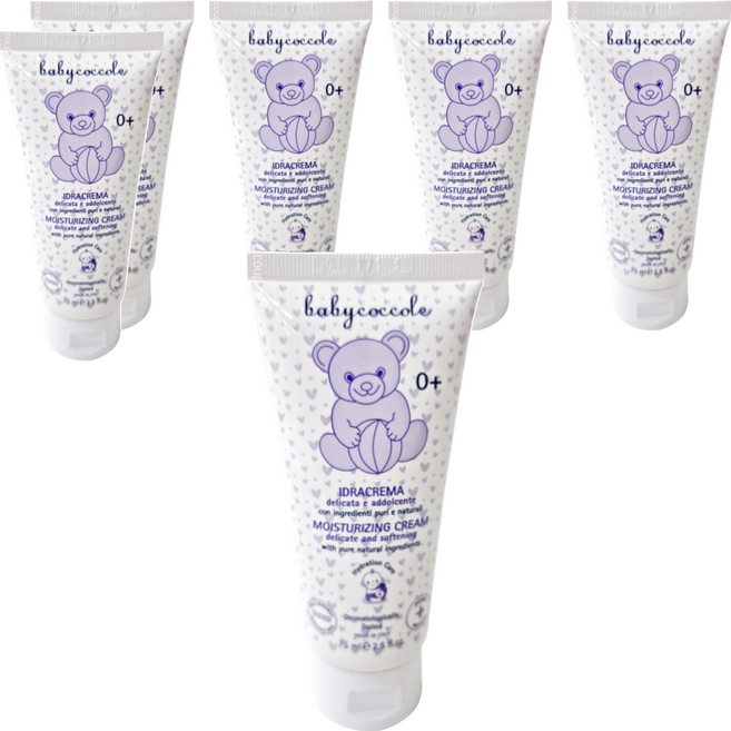 babycoccole 寶貝可可麗 滋潤舒緩護膚霜, 75ml, 6條