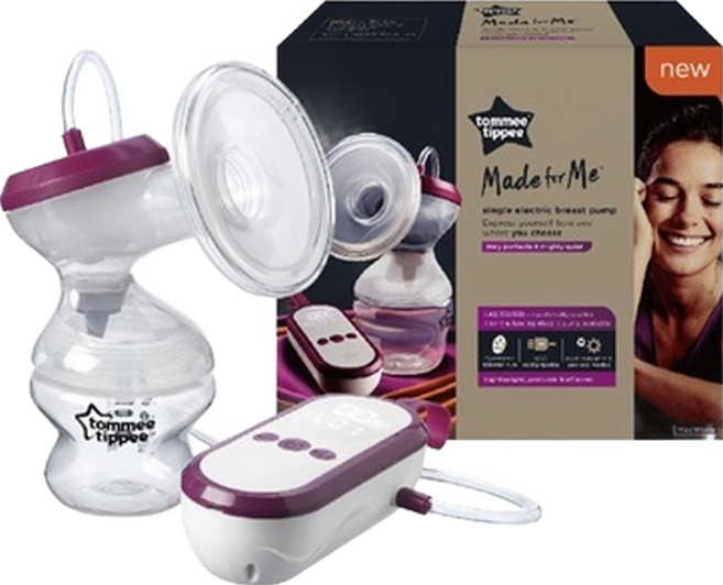 tommee tippee 湯美天地 電動吸乳器, 1盒, 紫色