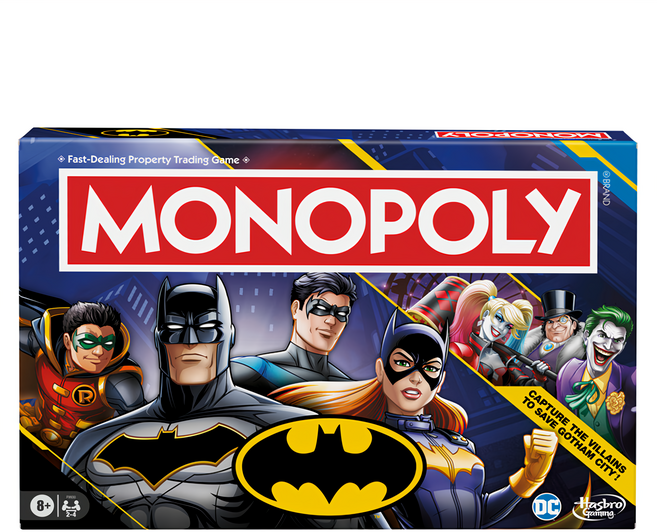 Hasbro 孩之寶 MONOPOLy 地產大亨 蝙蝠俠 收藏版 桌上遊戲 1盒
