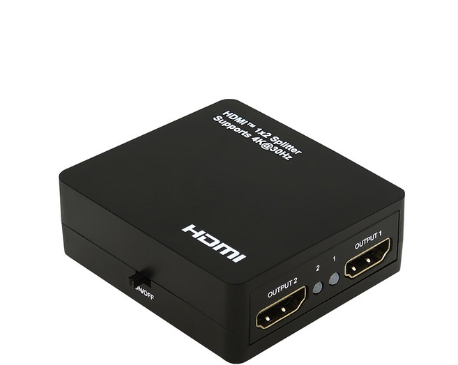 HDMI 4K2K 一進二出分配器 v1.4, AL1412, 1個
