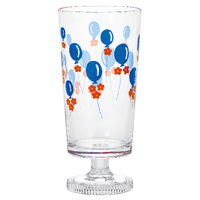 ADERIA RETRO 昭和系列高腳玻璃杯 70 x 70 x 150mm 305ml, 透明色, 1個