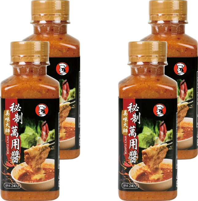 CHEF'S CHOICE 美味大師 秘制萬用醬, 240g, 4瓶