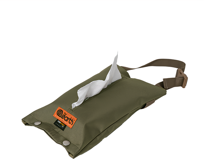 the earth CORDURA 吊掛式面紙套 80g, 軍綠