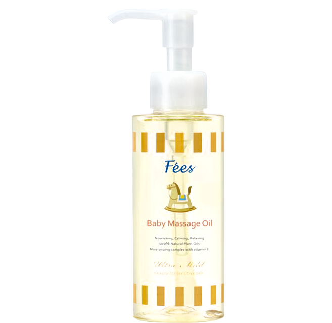 Fees BEBE 嬰兒滋潤安撫按摩油, 1瓶, 120ml