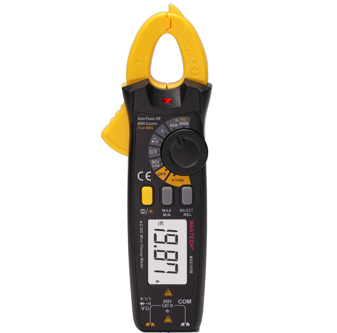 MASTECH 邁世 數位鉗形錶 MS2103B, 1個