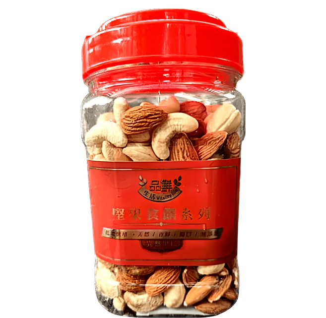 Vitality life 品鮮生活 美味薄鹽雙果, 360g, 1罐