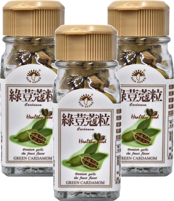 新光洋菜 綠荳蔻粒, 25g, 3瓶