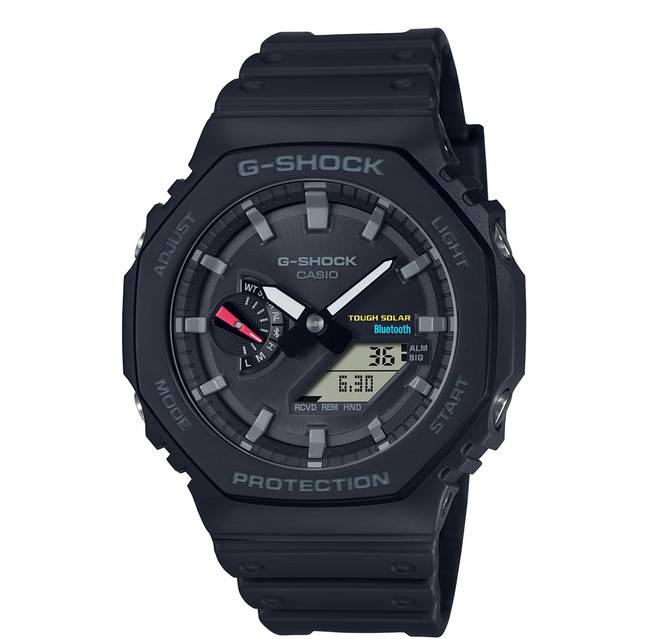 CASIO 卡西歐 G-SHOCK 太陽能八角電力藍芽手錶