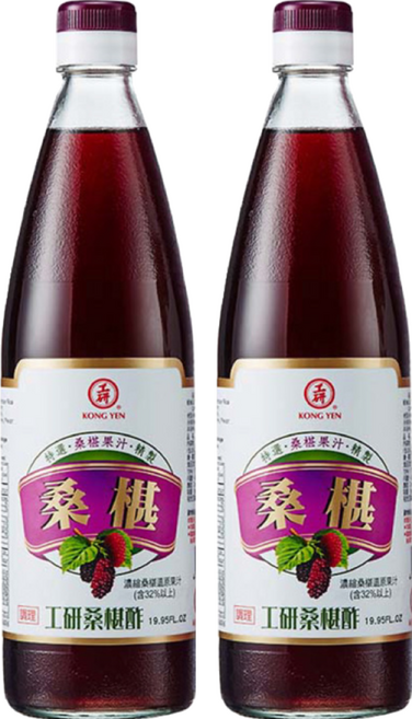 KONG YEN 工研 益壽多桑椹健康酢, 590ml, 2瓶