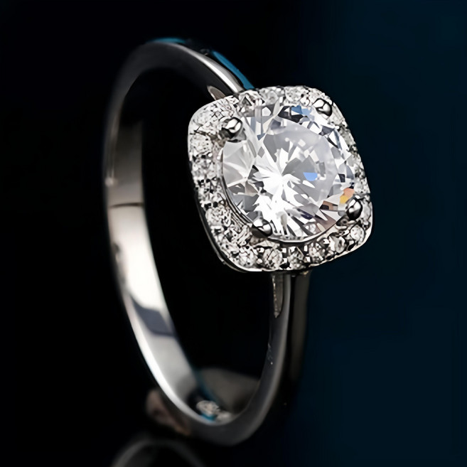 CF Diamond 女款 莫桑鑽 戒指