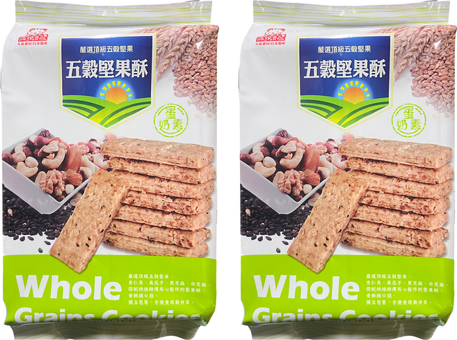 志烜食品 五穀堅果酥, 300g, 2包