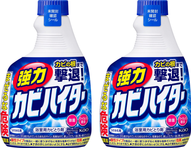 Kao 花王 Magiclean 魔術靈 浴室去霉清潔劑 更替瓶, 400ml, 2瓶