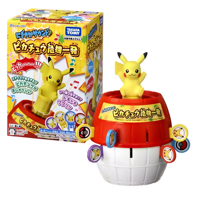 TAKARA TOMY 皮卡 危機一發皮卡丘, 多色, 1盒
