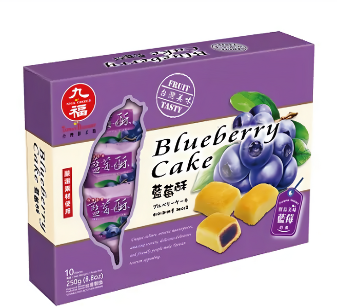 九福 藍莓酥禮盒, 250g, 1盒
