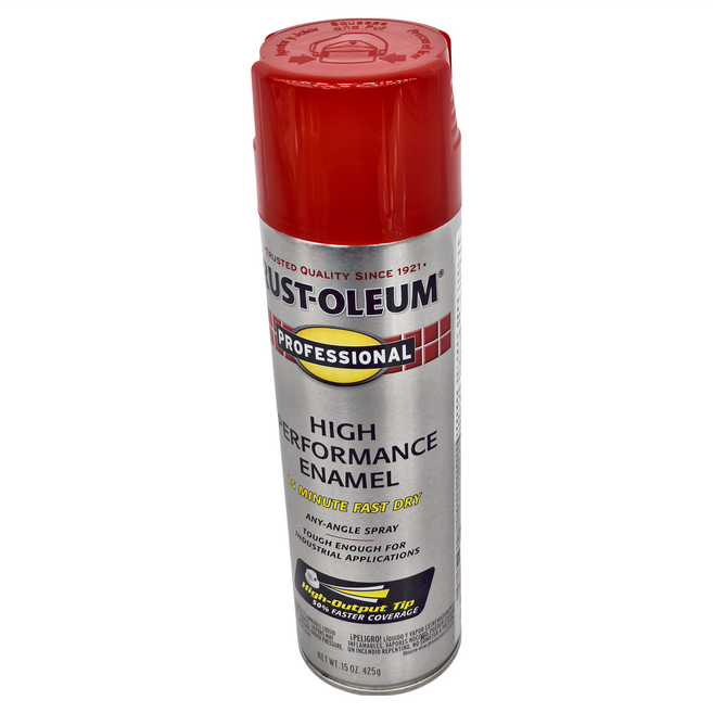 RUST-OLEUM 樂立恩 專業級強力噴漆, 安全紅, 425g, 1罐