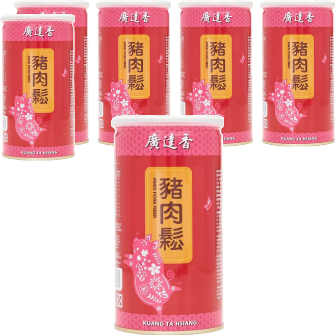 廣達香 豬肉鬆, 230g, 6罐