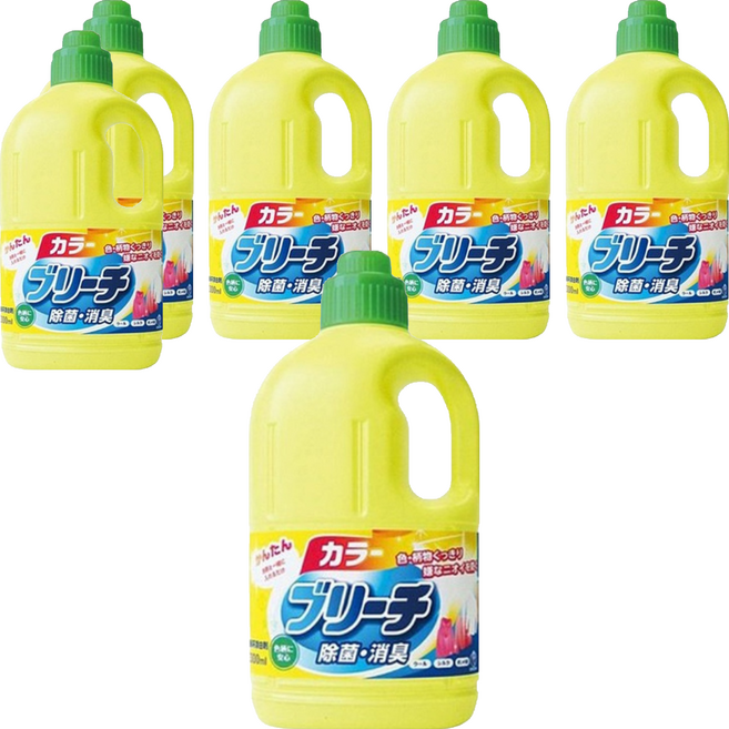 第一石鹼 Laundry Club 漂白劑 有色衣物專用, 2L, 6瓶