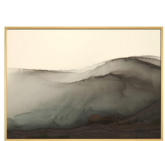 BOLUO GALLERY 菠蘿選畫所 掛畫 彩墨流水 CCIP4605D, 木色
