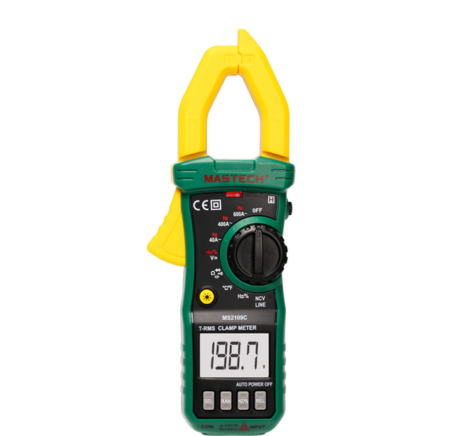 MASTECH 邁世 數位鉗形錶 MS2109C 開口 23mm, 1台