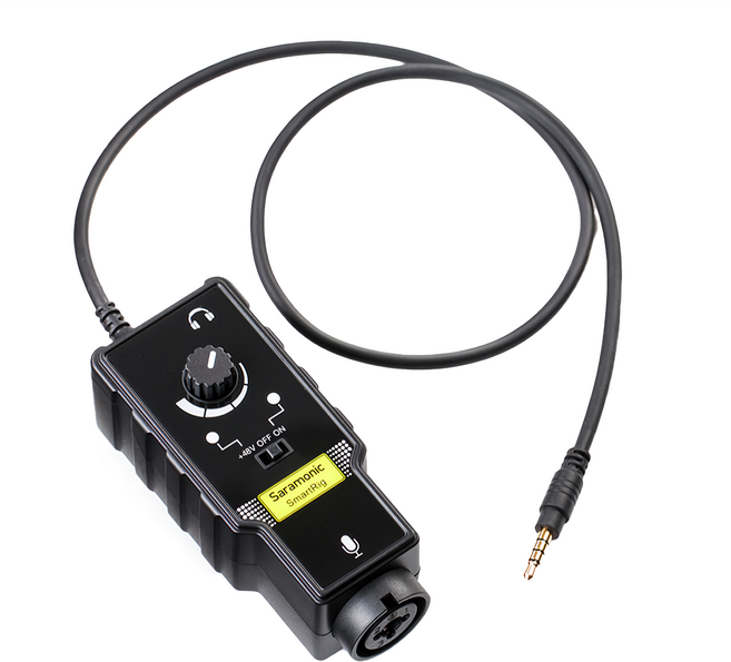 Saramonic 楓笛 麥克風智慧型手機收音介面 SmartRig II 黑色 1個