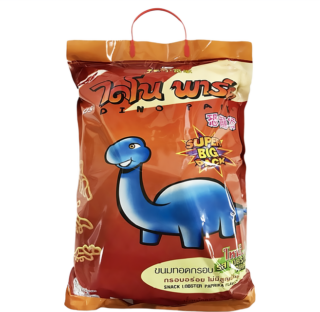 DINO PARK 恐龍谷 大恐龍餅乾家庭號大包裝-鮮蝦( 6包/袋), 300g, 1袋
